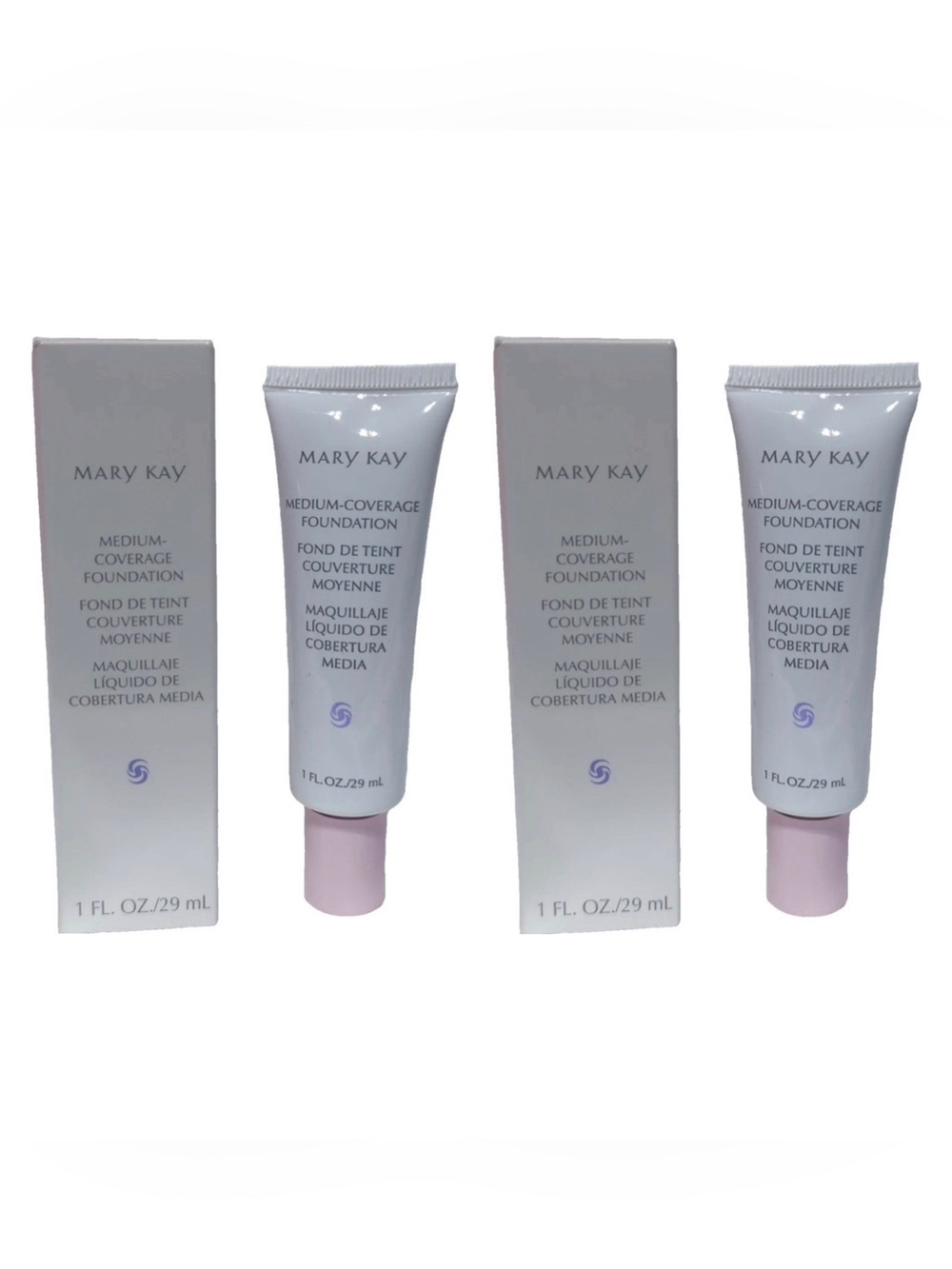 NIB Mary Kay Medium Coverage Liquid Foundation Ivory 200 357000 Lot of 2